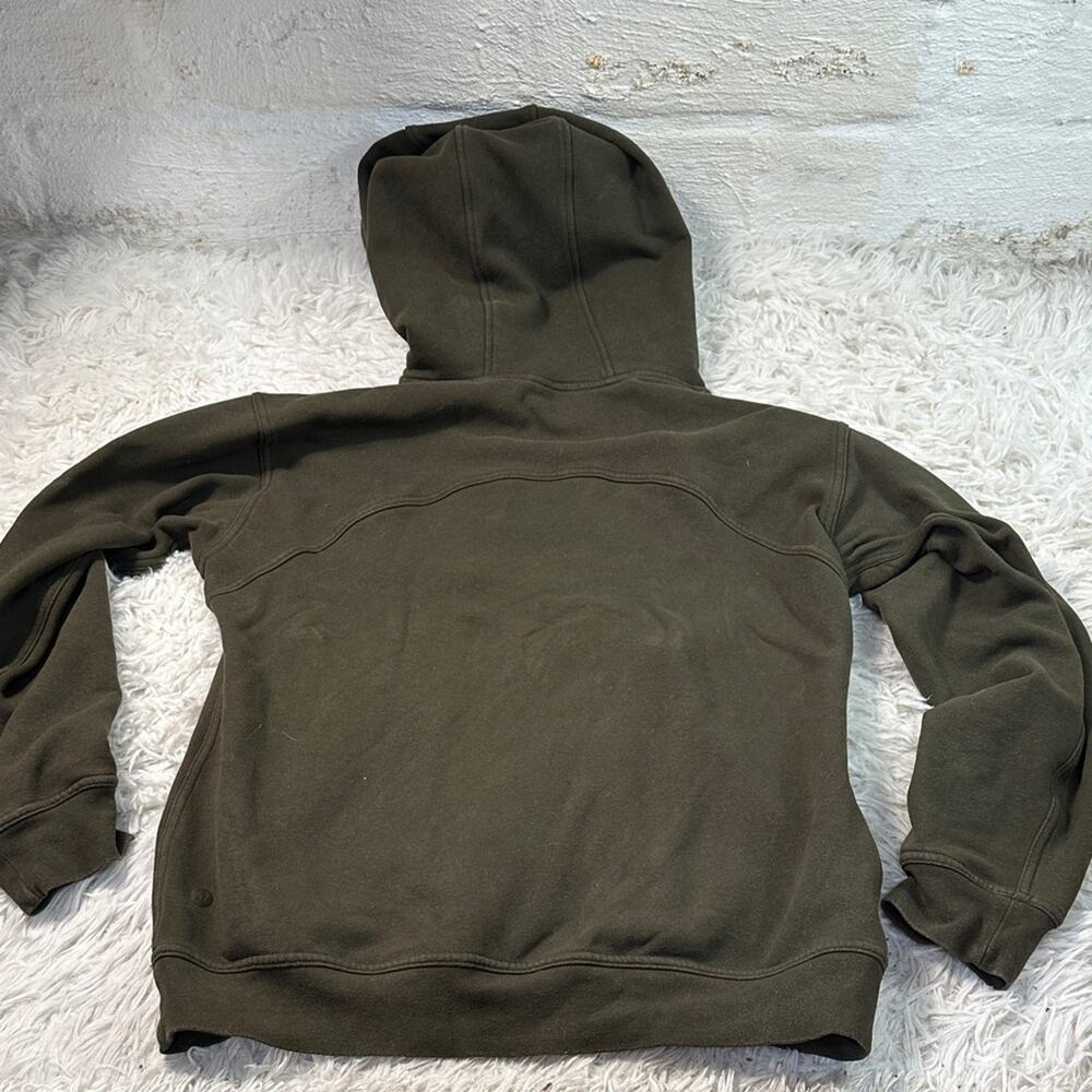 Lululemon All Yours Hoodie *Fleece Dark Olive - Picture 6 of 7